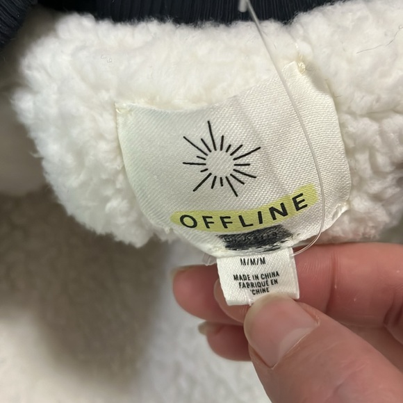 Offline Sherpa quilted bomber jacket medium - Picture 6 of 6